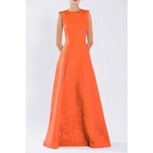 Saiid Kobeisy Neoprene Dress With Matching Embroidery - NWT